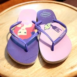 Havaianas Little Mermaid flip flops